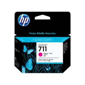 HP 711 MAGENTA ORIGINAL PACK 3 CARTUCHOS