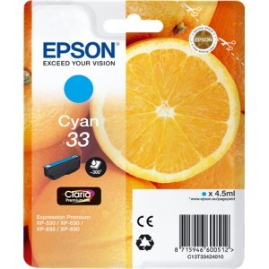 Epson 33 Original Cyan