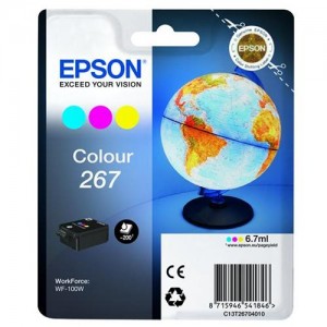 Cartucho de tinta compatible Epson T267 Tricolor