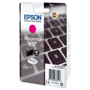 Epson 407 Magenta Cartucho de Tinta Original
