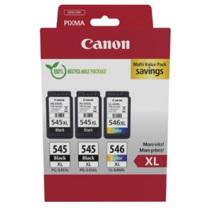 Pack original Canon 2 uds. PG545XL 1 ud. CL546XL - 8286B013 Pack original Canon 2 uds. PG545XL 1 ud. CL546XL - 8286B013
